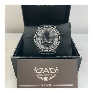 D.A.D 손목시계 DD2302 스컬 디자인 블랙 D.A.D