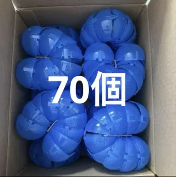 가챠가챠 가챠 빈 캡슐 논세퍼레이트 빅 파랑 색 70개