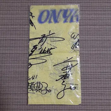[레어] 오냥코 클럽 사인 포함 반다나 FOREVER ONYANKO