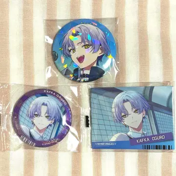 18TRIP 에이트리 타워 레코드 카페 캔뱃지 캡슐 캔뱃지 블랙 불가