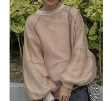 bab 시어 레이어드 맨투맨 새상품급