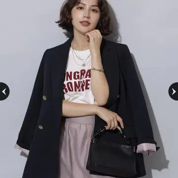 택 포함 새상품 Arpege story W버튼 테일러드 자켓 S사이즈