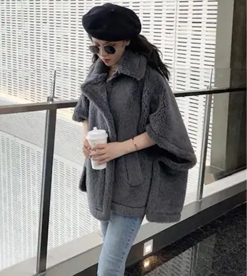 PASSIONE 파시오네 테디베어 케이프 판초