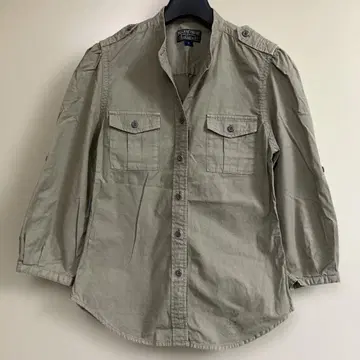 POLO JEANS CO. 밀리터리 셔츠 카키 y2k 아카이브