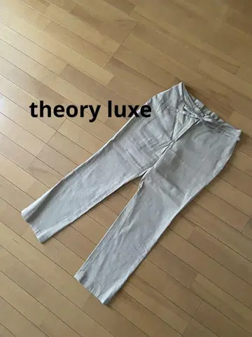 띠어리 럭스 theory luxe 린넨 팬츠 사이즈 38 새상품급