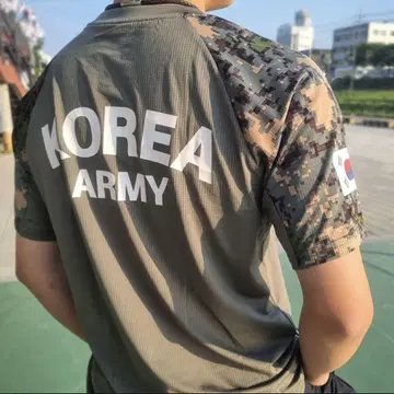 ROKA 티셔츠 카키 M 사이즈 한국 군대
