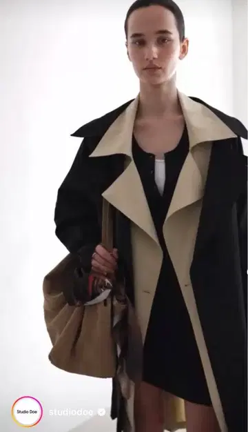 Studio Doe-oversized sleeves trench coat