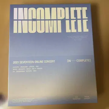 SEVENTEEN incomplete dvd
