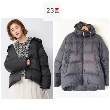 23구 38 시레 타프타 컴팩트 다운 코트