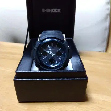 G-SHOCK 아날로그 디지털 콤비네이션 블랙 전파 솔라