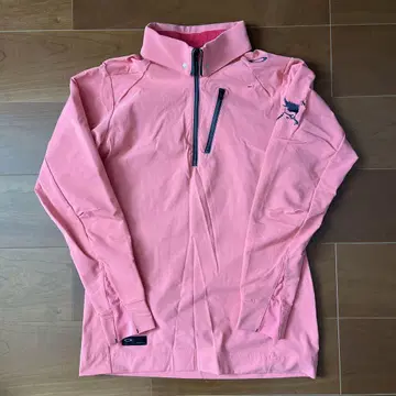 Oakley 핑크 하프 지퍼 셔츠
