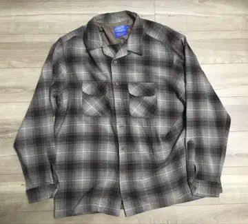 PENDLETON 펜들턴 보드 셔츠 XL 브라운 계열 옴브레
