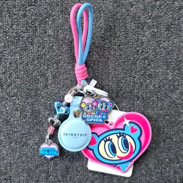 [ 새상품 ] 스키니딥 엔젤 블루 백참 AirTag용 파우치