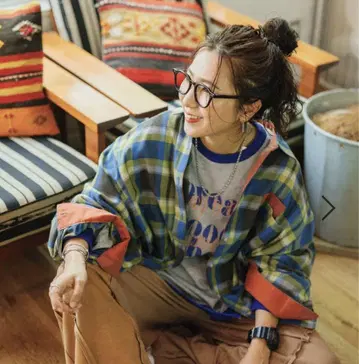 니코앤드 [be with M] 미사요 컬러풀 체크 셔츠