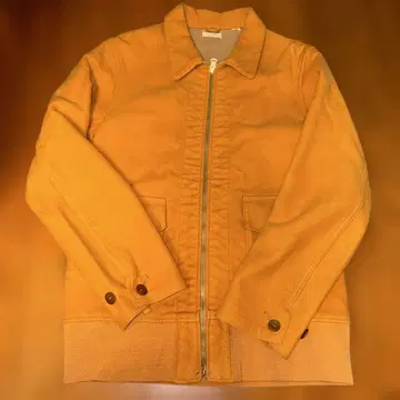 더블웍스(웨어하우스) 카멜 오렌지 지퍼 달린 자켓