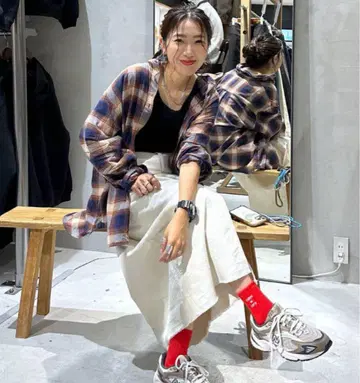 40 비에라 레피아 체크 셔츠