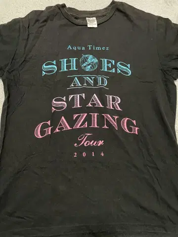 Aqua Timez SHOES AND STAR GAZING 티셔츠 L