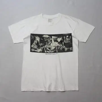 00s 파블로 피카소 아트 티셔츠 M 사이즈 화이트