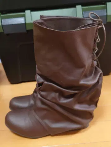 주름 부츠