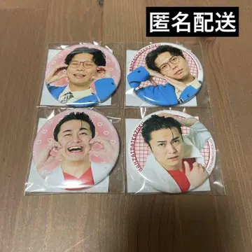 만담 대가족 케빈스 니키 쿄헤이 야마구치 콘보이 캔뱃지 각 2종