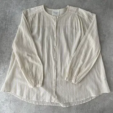 yuni 스트라이프 블라우스