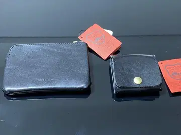 미사용 새상품 도치기 가죽 컴팩트 지갑 코인 케이스