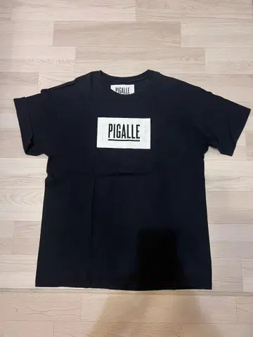PIGALLE 로고 프린트 T셔츠 XL 블랙