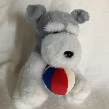 슈나우저 부르부르 기믹 봉제 인형 AMUFUN