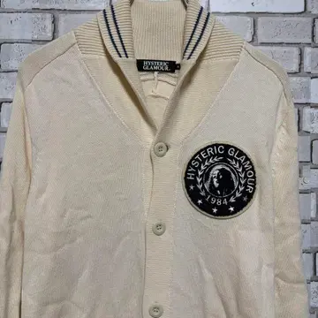 HYSTERIC GLAMOUR 히스걸 와펜 코튼 니트 가디건