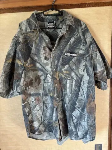 Realtree 리얼트리 카모 올 패턴 반팔 셔츠 빅 사이즈