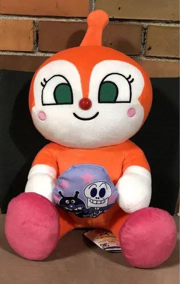 출동! 호빵맨 사이좋은 소품함 봉제 인형 LL 짤랑이 택 포함 새상품