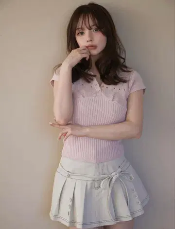 ANDMARY 린지 롱 탑 블랙