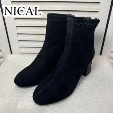 미사용 새상품 NICAL 니카 숏부츠 라메 힐 23.5~24.0