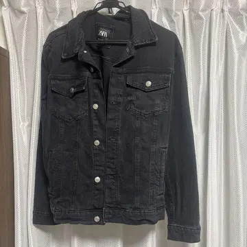 블랙 데님 자켓 ZARA