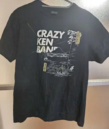 CRAZY KEN BAND 티셔츠 블랙