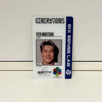 GENERATIONS 6IX SENSE 업그레이드 굿즈 나카츠카 유타