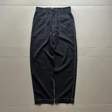 UNITED ARROWS 베이커 팬츠 대비 스티치 사이즈 40