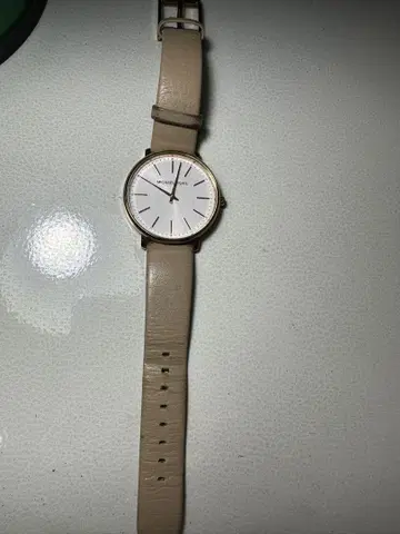 MICHAEL KORS 손목시계 화이트/베이지