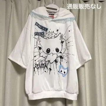 ACDCRAG ANGEL PUNK 루루 반팔 후드티