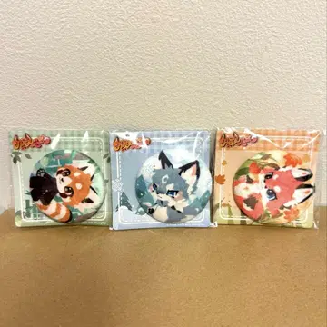 FLUFFY LAND 모후모후 배지 River/Garnet/Caesar