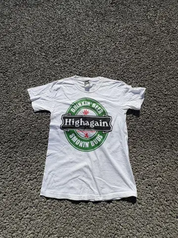 Highagain 밴딩 T 화이트