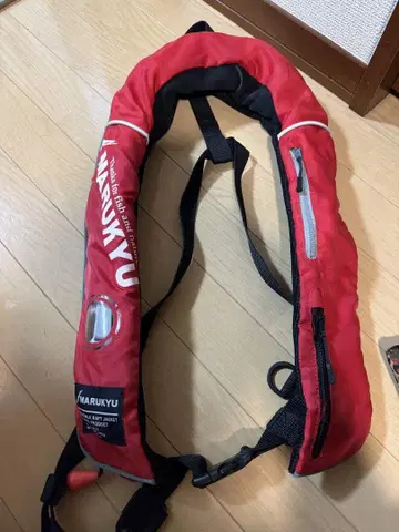 MARUKYU TK-2420 구명 조끼 레드 사쿠라 마크
