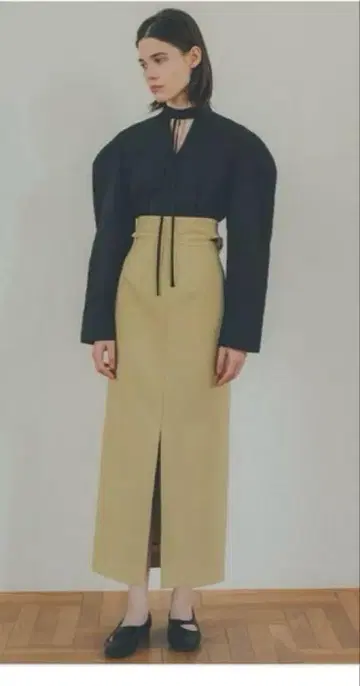 CLANE 클라네 CONSTRUCTION SLEEVE TOPS 블라우스