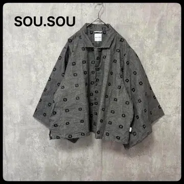 # SOU.SOU 소우소우 코듀로이 오픈 카라 초이 호노호노 겉옷