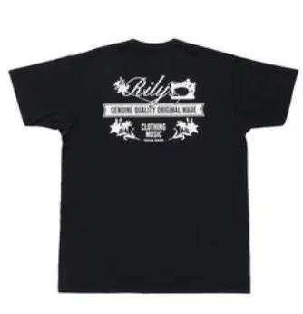 RILY Sewing Machine Logo Tee SS 블랙 M
