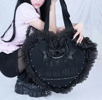 아방츄움 Love heart's cake 토트백