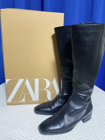 ZARA 블랙 롱 부츠 39