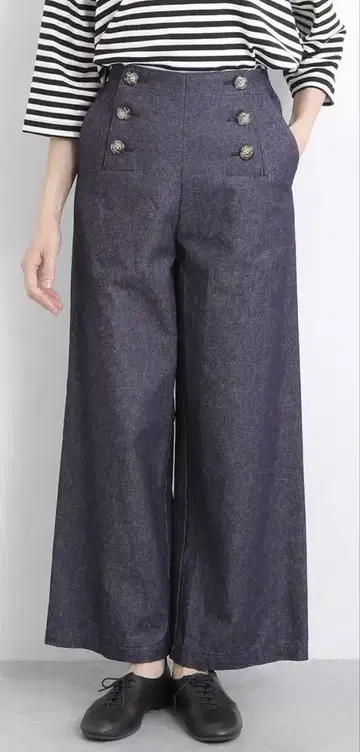 Vent d'ouset 마린 팬츠 38 블루