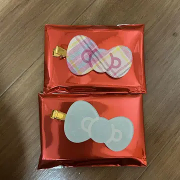 헬로키티전 시크릿 앞머리 클립 2종류