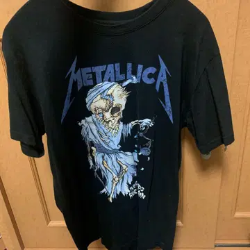 Metallica 스컬 디자인 반팔 셔츠